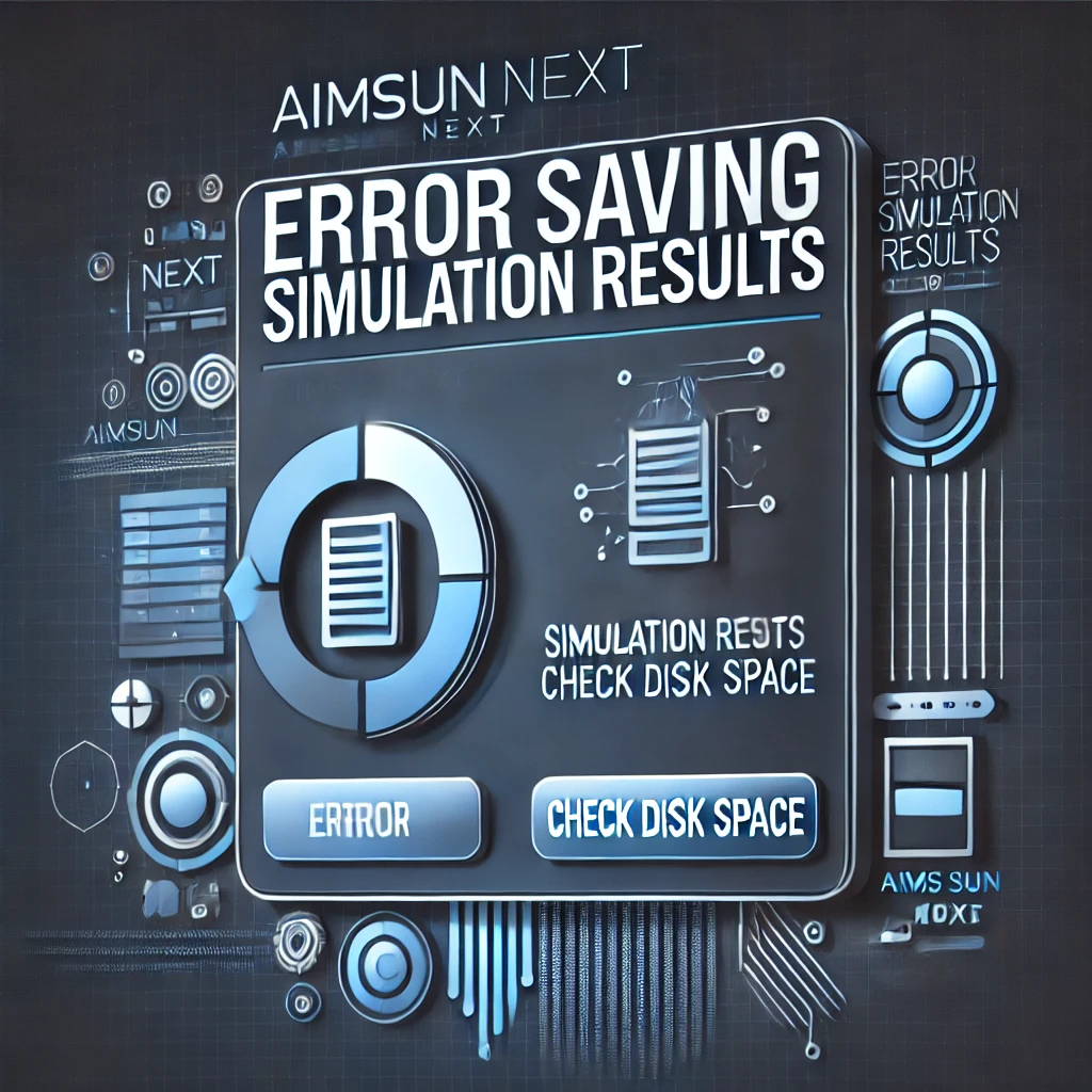 Aimsun Simulation Saving Error