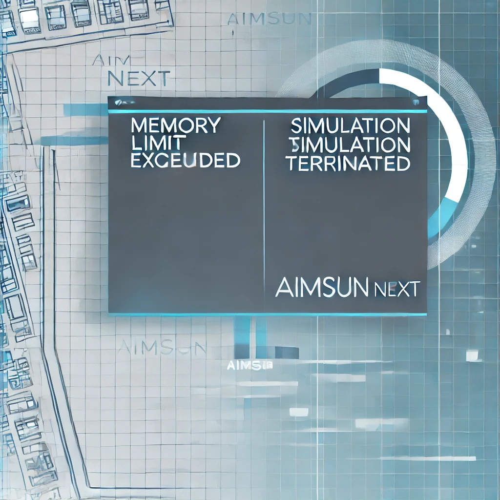 Aimsun Simulation Crash troubleshooting